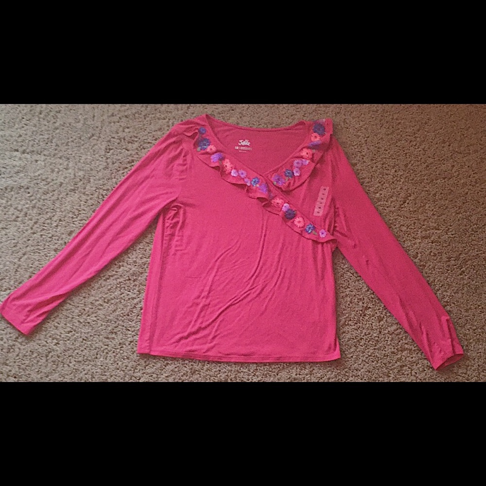 Justice Flower Blouse